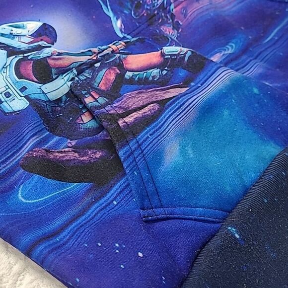 colorful imaginary M space galaxy hoodie sweatshirt - Picture 4 of 9